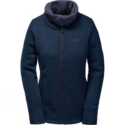 Chaquetas Jack Wolfskin Solitary Morning Mujer - Azul Marino - Chile BTU478903